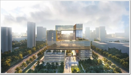 NBBJ新作:武汉光谷新地标--“硅谷立方”开工建设